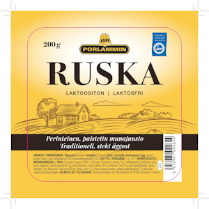 Porlammin Ruska laktoositon munajuusto 200g