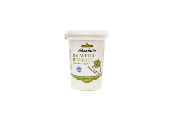 Porlammin Ahonlaita raparperijogurtti 400g