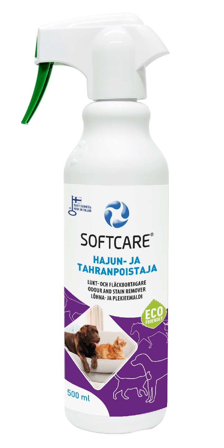 Softcare hajun- ja tahranpoistaja 500ml