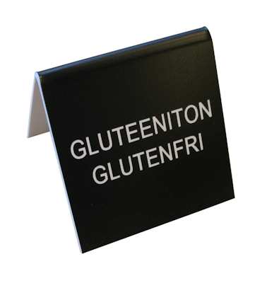Plastipap Pöytäkilpi Gluteeniton 3kpl kaiverrettua muovia