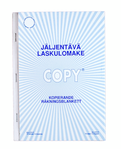 Copy Laskulomake A5 itsejäljentävä pystymalli