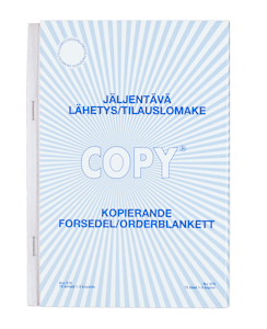 Copy Lähetys/tilauslomake A5 itsejäljentävä