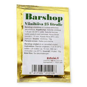 Barshop viinihiiva 15g