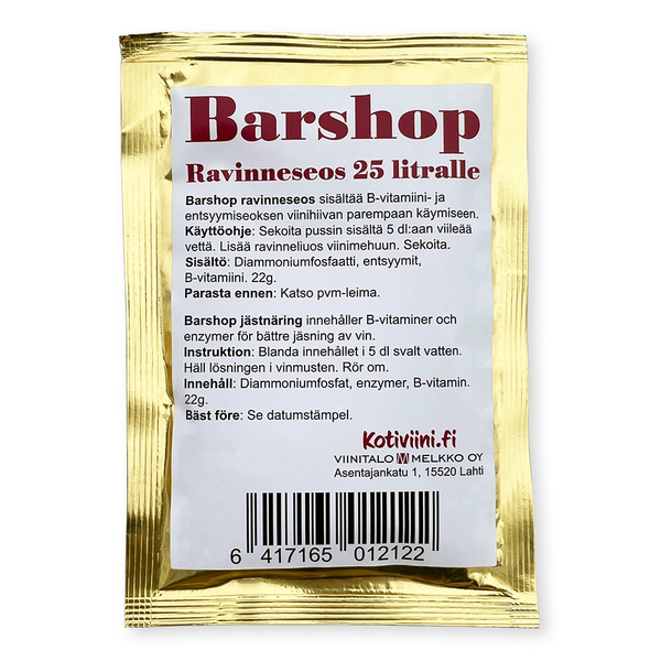 Barshop ravinneseos 22g