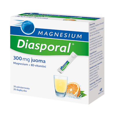 Diasporal magnesiumjauhe 20ps 100g