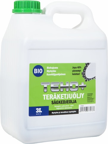 Teho+ Teräketjuöljy Bio 3L