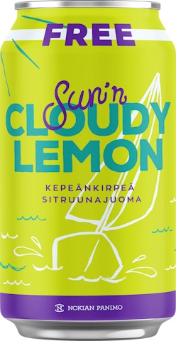Sunn Cloudy Lemon Free virvoitusjuoma 0,33l