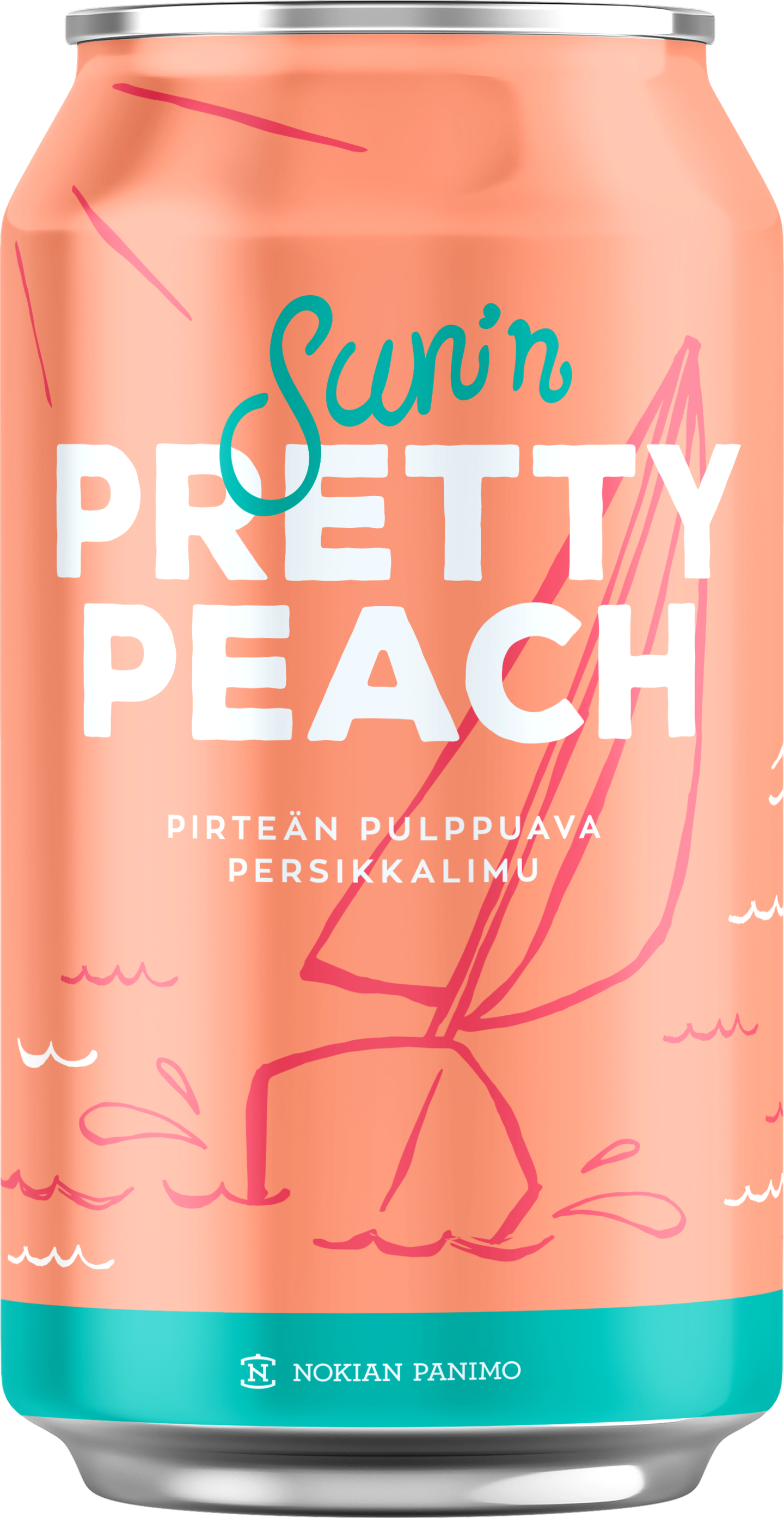 Sunn Pretty Peach virvoitusjuoma 0,33l