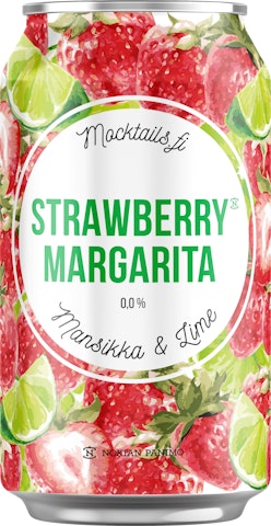Nokian Panimo Strawberry Margarita Mocktail 0,33l