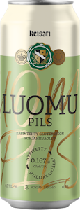 Keisari Luomu olut 4,5% 0,5l gluteeniton