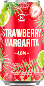 Nokian Panimo Cocktail Strawberry Margarita mansikka-lime 4% 0,33l