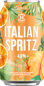 Nokian Panimo Cocktail Italian Spritz appelsiini-yrtit 4% 0,33l