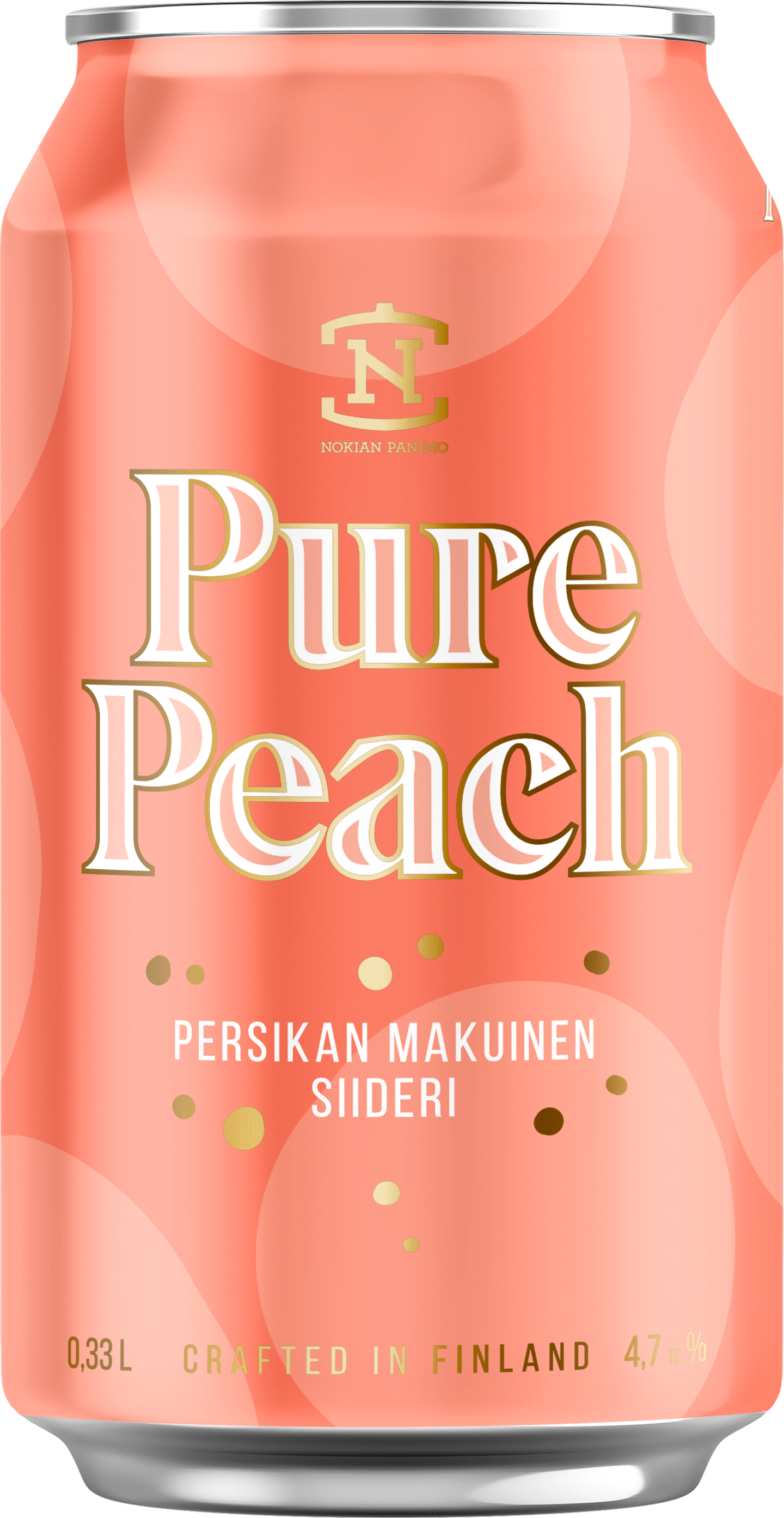 Nokian Panimo Pure Peach siideri 4,7% 0,33l