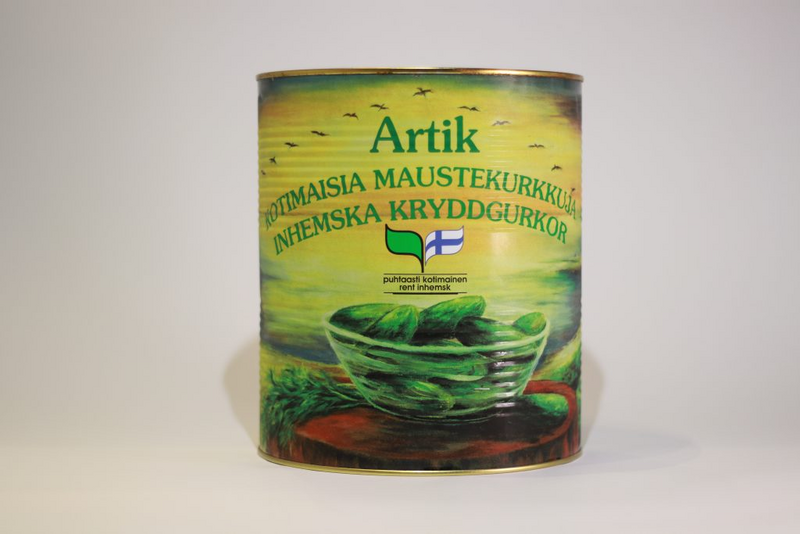 Artik kotimaisia maustekurkkuja 8,2/4,5kg kokonainen