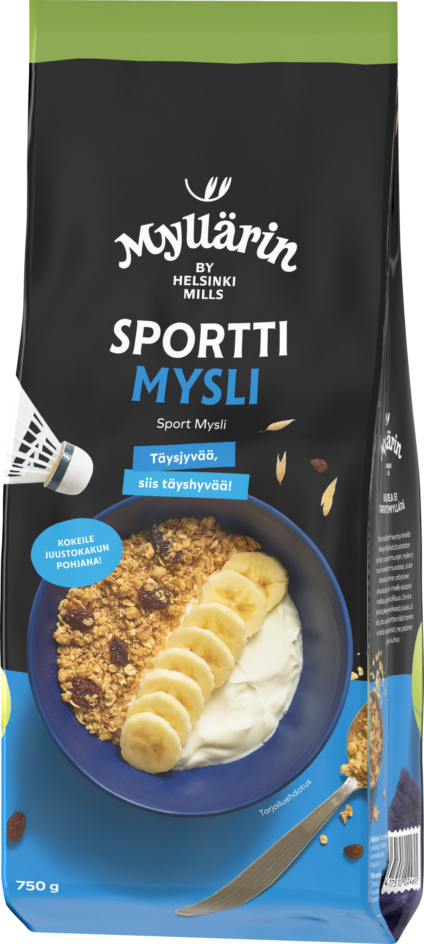 Myllärin mysli 750g sportti