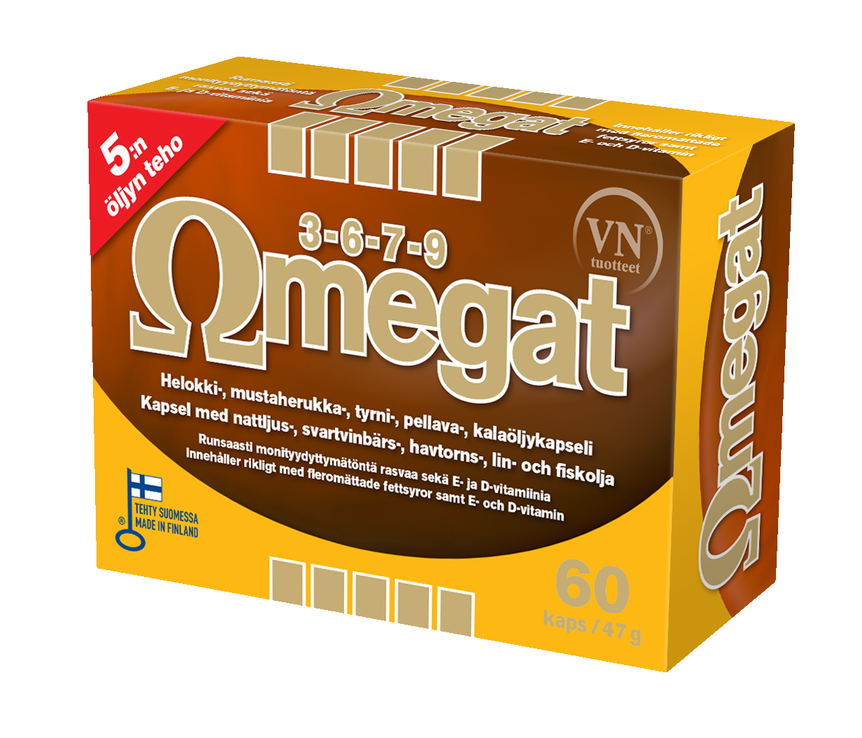 Via Naturale Omegat 3-6-7-9 60kaps 44g