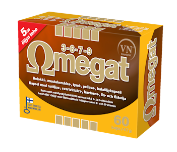 Via Naturale Omegat 3-6-7-9 60kaps 44g