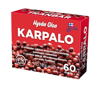 Hyvän Olon Karpalo ravintolisä 60tabl 38,5g