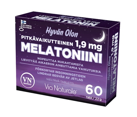 Hyvän Olon melatoniini 1,9 mg 60 tabl