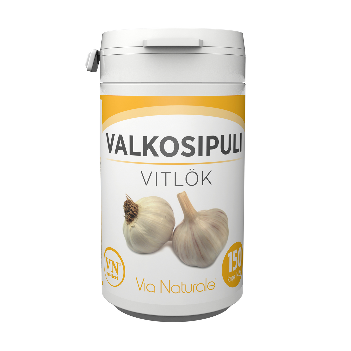 Via Naturale Valkosipuli hajuton 150kaps