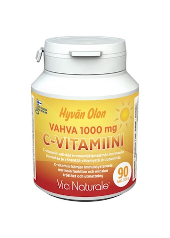 Hyvän Olon vahva C -vitamiini 1000mg 90tabl
