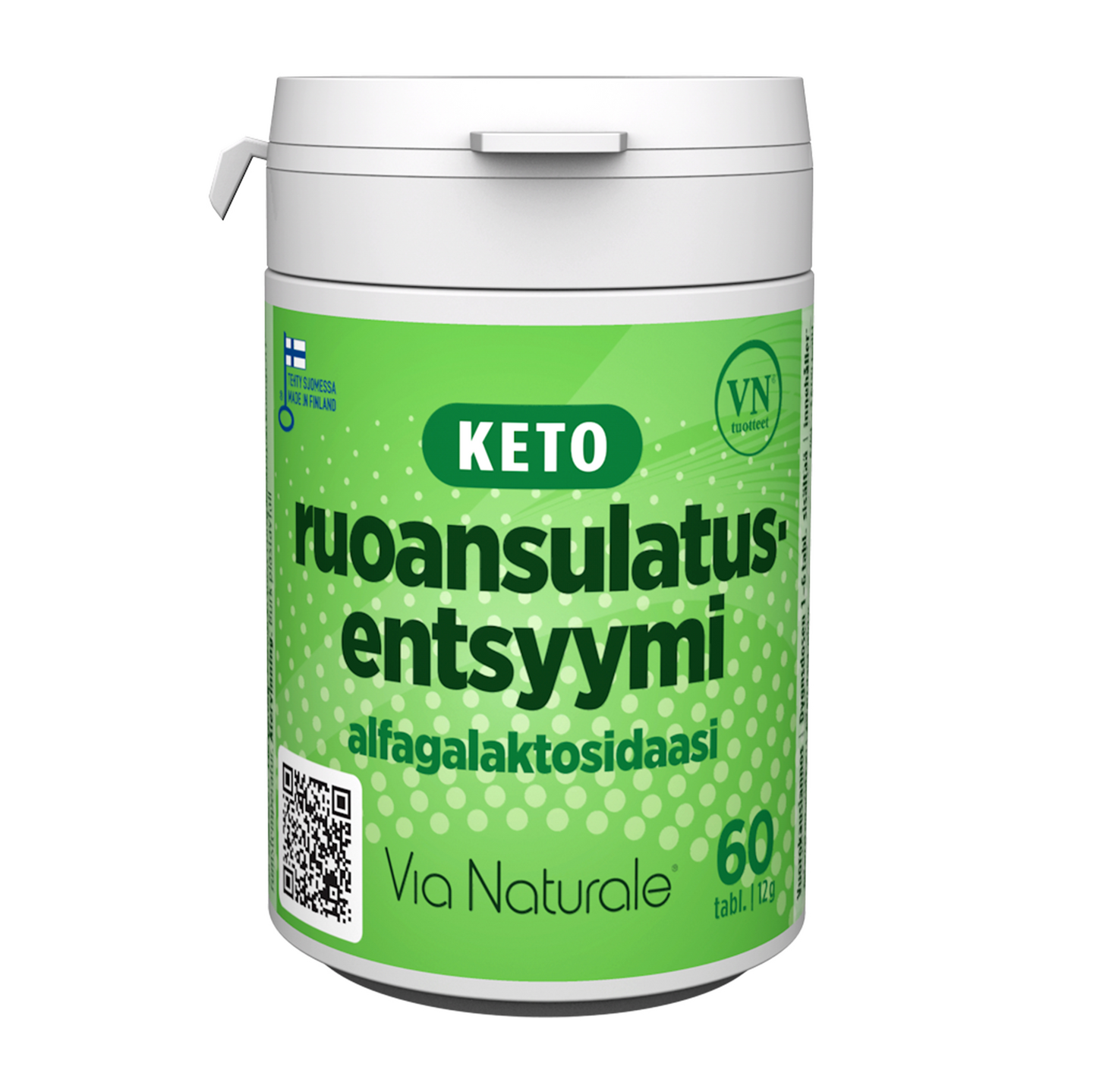 Hyvän Olon Keto ruoansulatusentsyymi 12g 60tabl