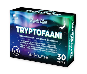 Hyvän Olon Tryptofaani+ 30tabl/30g sitruunamelissa-magnesium-B6-vitamiini