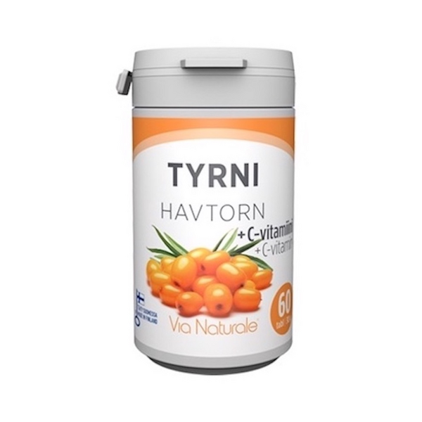 Via Naturale tyrni + C vitamiini 60tabl 30g