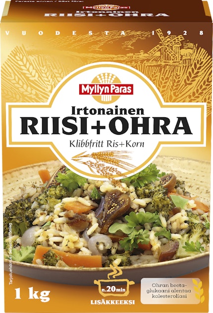 Myllyn Paras Irtonainen Riisi + Ohra 1kg | K-Ruoka Verkkokauppa