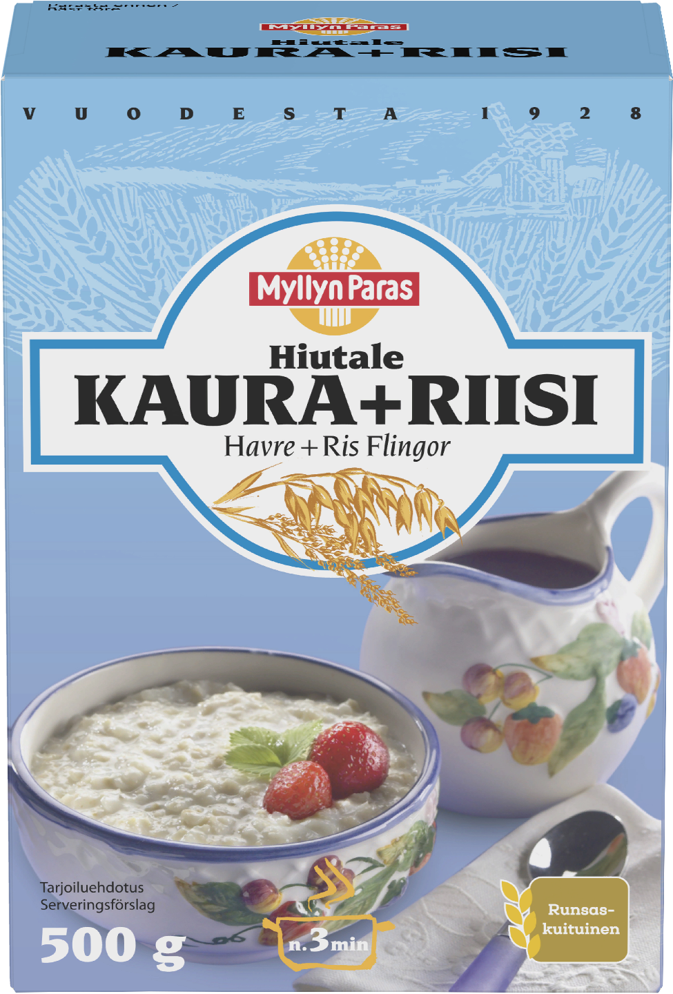 Myllyn Paras Kaura+Riisi Hiutale 500 g