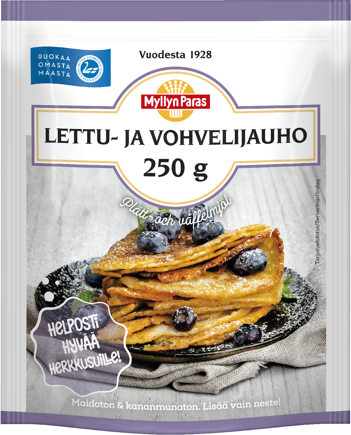 Myllyn Paras Lettu- ja Vohvelijauho 250 g