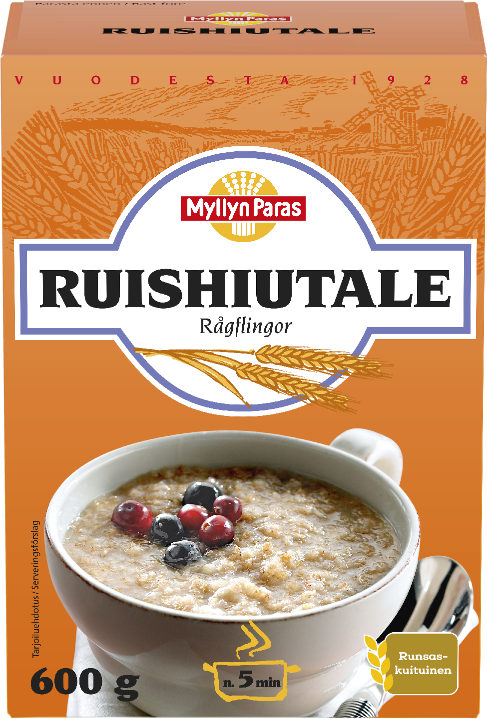 Myllyn Paras Ruishiutale 600 g