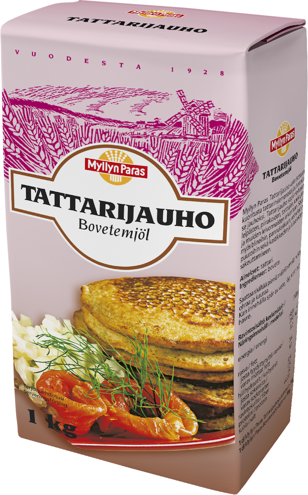 Myllyn Paras Tattarijauho 1 kg — HoReCa-tukku Kespro