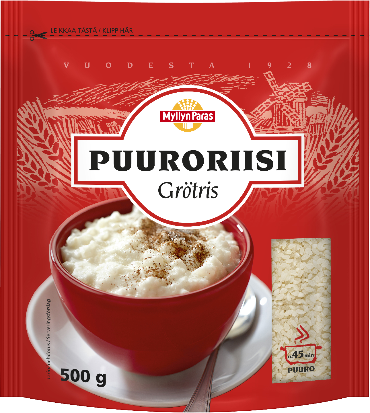 Myllyn Paras Puuroriisi 500g | K-Ruoka Verkkokauppa