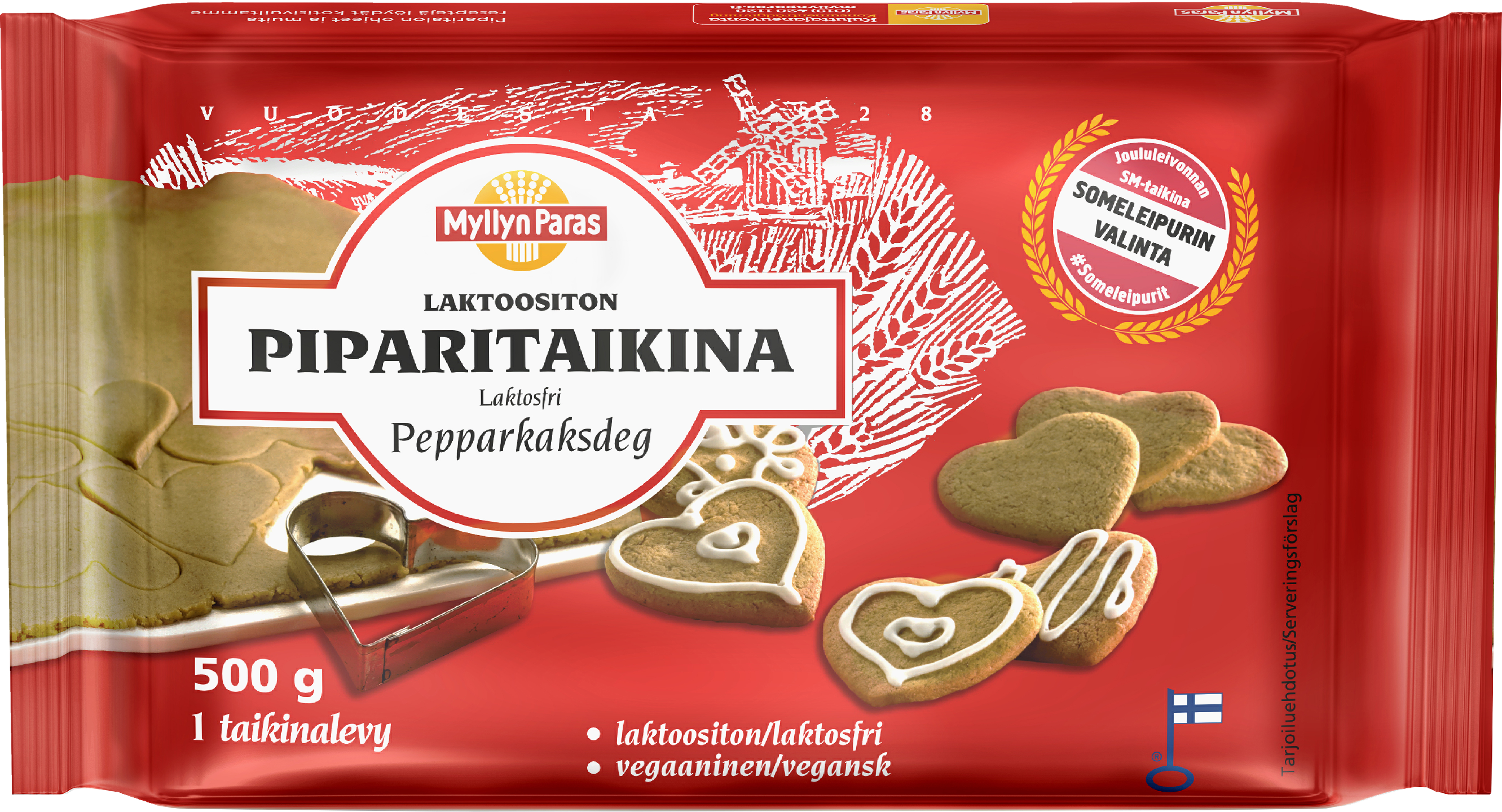 Myllyn Paras Laktoositon Piparitaikina 500 g pakastetaikina | K-Ruoka  Verkkokauppa