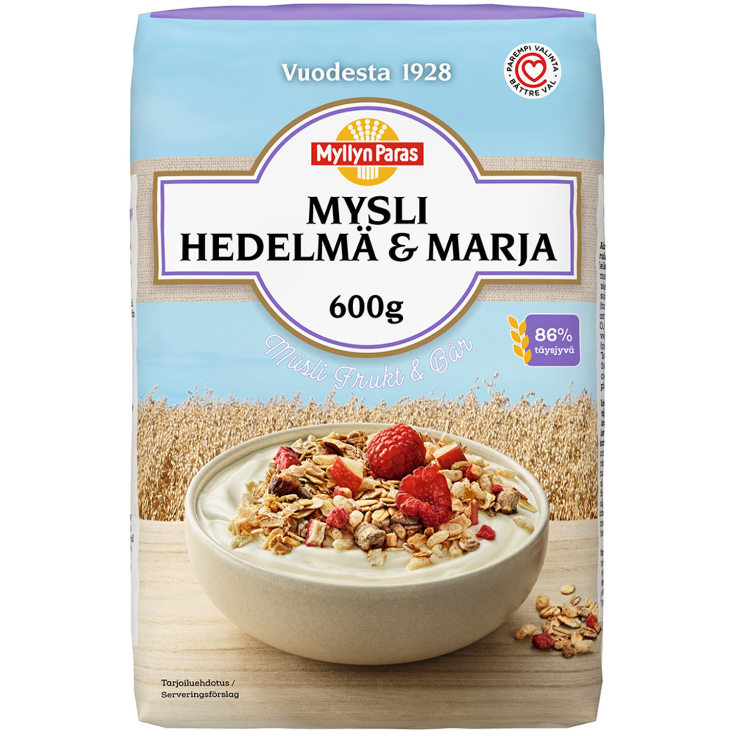 Myllyn Paras Mysli Hedelmä & Marja 600g