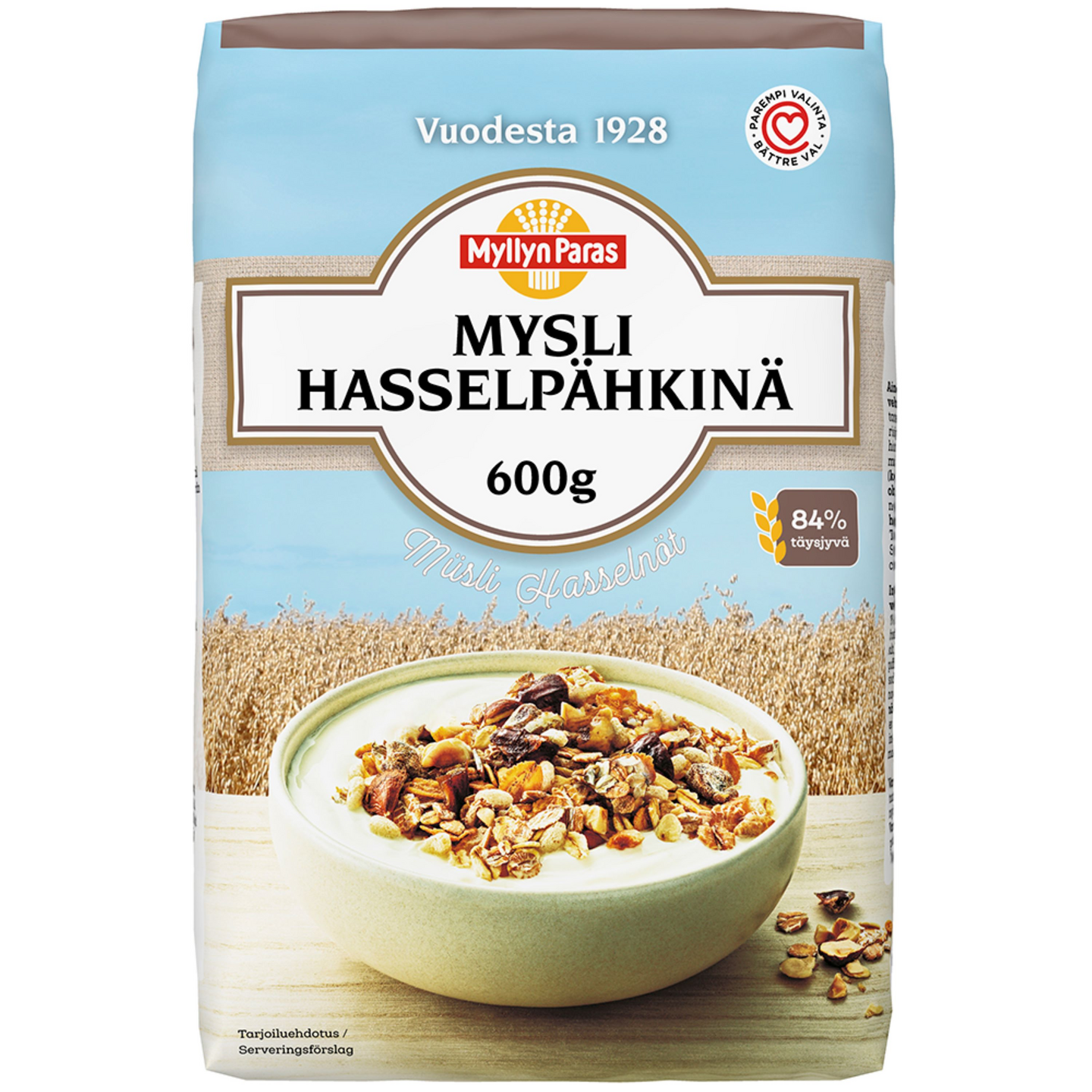 Myllyn Paras Mysli Hasselpähkinä 600g