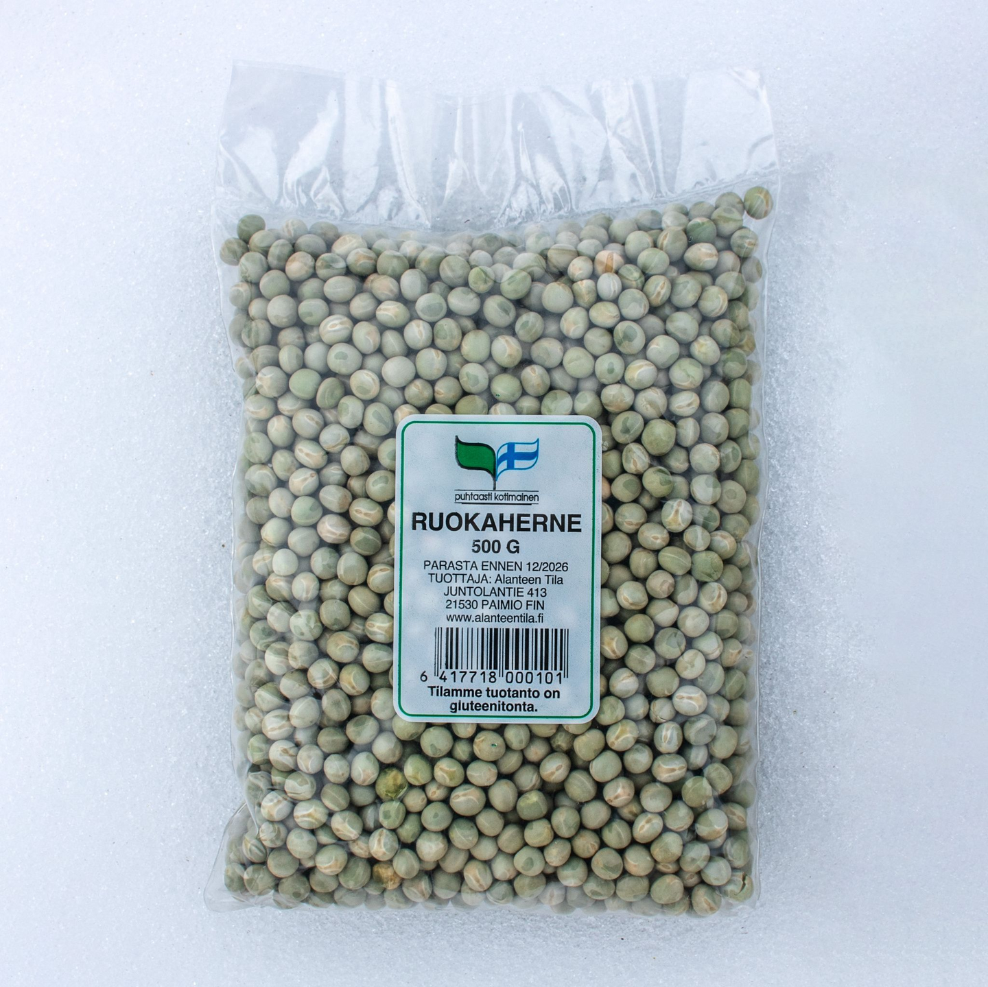Alanteen Ruokaherne 500g, Gluteeniton