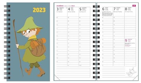 Muumi kalenteri 2023 Pocket Nuuskamuik