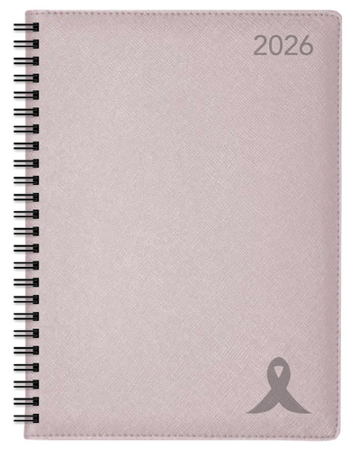 Roosa nauha vuosikalenteri 2026 ruusukulta