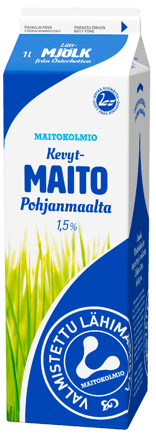 Maitokolmio kevytmaito 1l