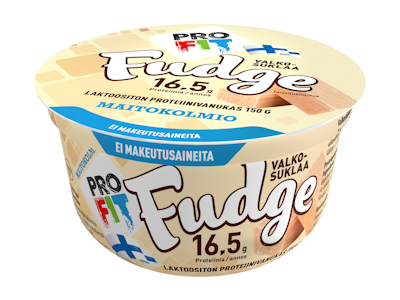 Maitokolmio PROFIT proteiinivanukas 150g valkosuklaafudge laktoositon