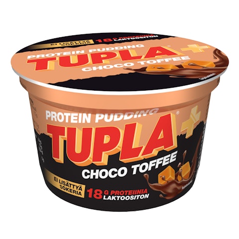 TUPLA+ proteiinivanukas 180g choco toffee laktoositon