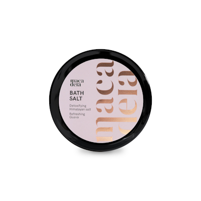 Macadeia kylpysuola 200g Detoxifying & Stimulating Himalayan salt with refreshing Guava