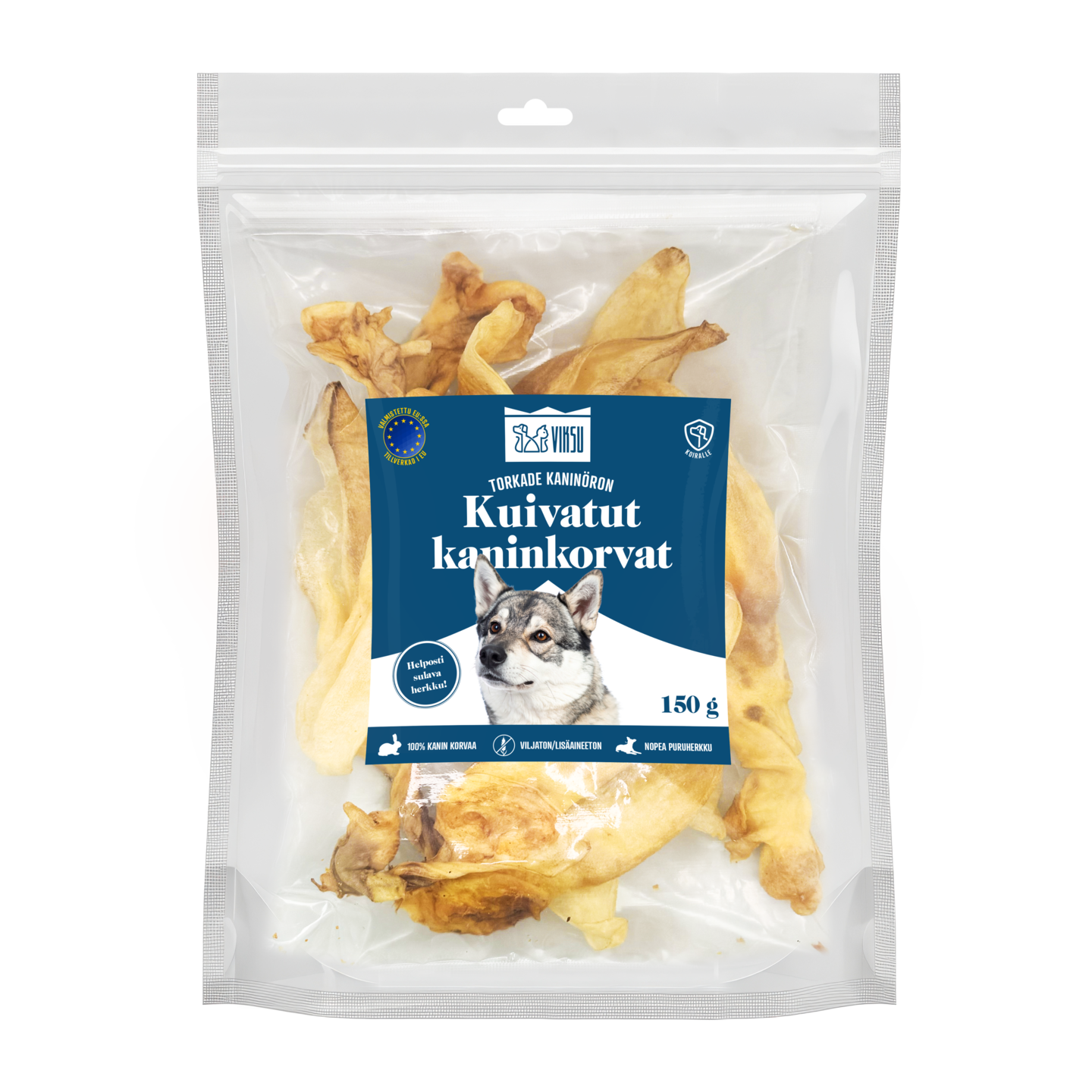 Viksu koiralle kaninkorva 150g