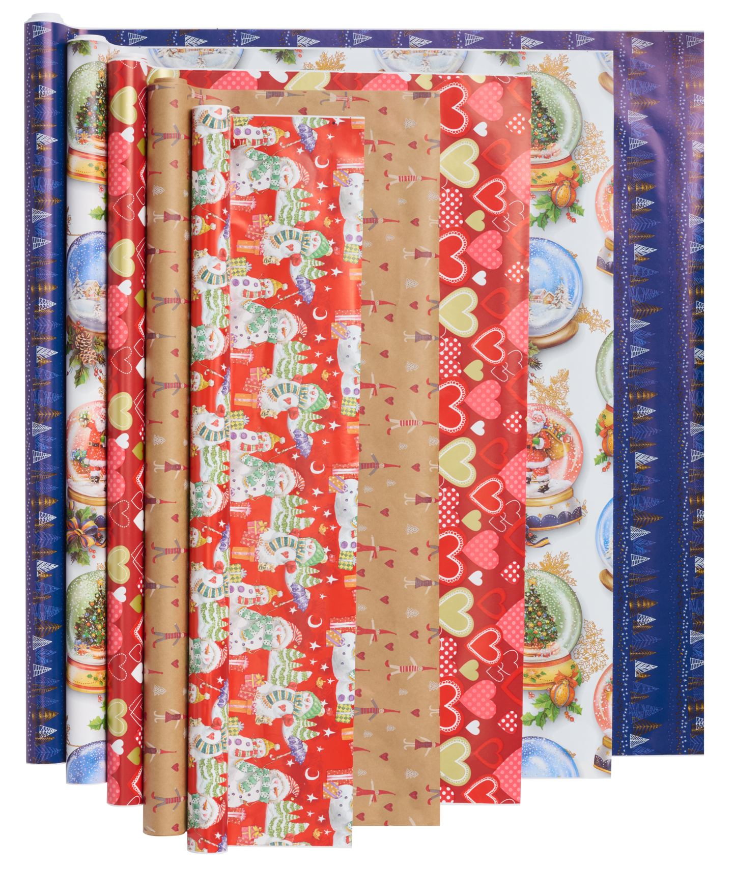 Joulupaperi 70 cm x 2 m 70 g lajitelma