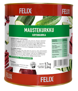 Felix maustekurkku 9,7kg/5,6kg