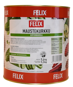 Felix maustekurkku 9,6kg/5,3kg