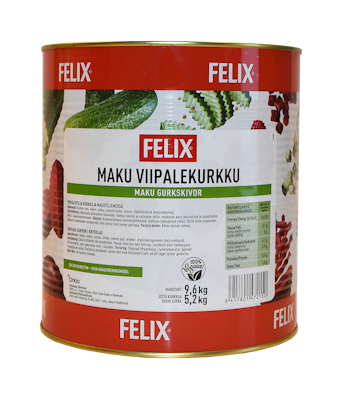 Felix Maku viipalekurkku 9,6kg/5,2kg