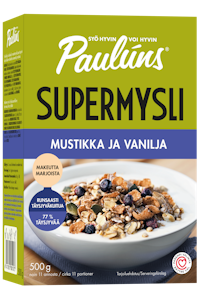 Paulúns 500g mustikka ja vanilja mysli